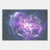 宇宙水彩包み紙シート ラッピングペーパーシート (正面2)