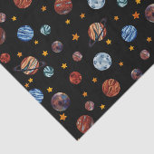 宇宙水彩惑星と星 薄葉紙 (詳細)