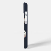 宇宙水彩画の宇宙飛行士の猫 Case-Mate iPhoneケース (裏面 / 左)