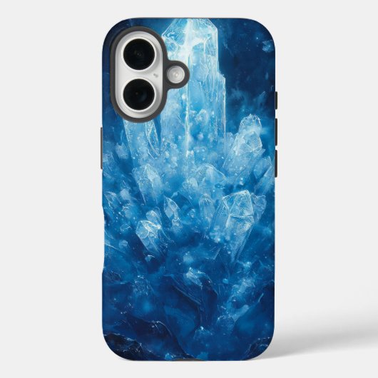 宇宙氷結晶マッチングカップル電話ケース Case-Mate iPhoneケース (裏面)