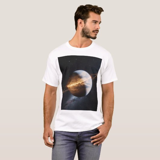 宇宙治癒 -- 宇宙の景色 Tシャツ (正面フル)