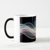 宇宙波銀河系光抽象芸術 モーフィングマグカップ (左)