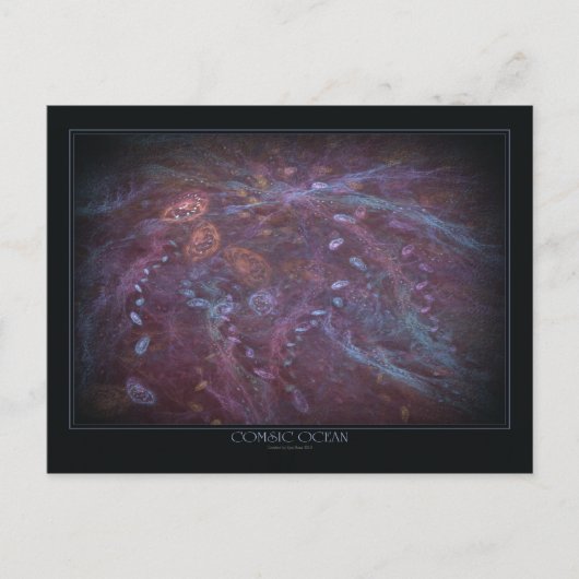 宇宙海はがき ポストカード (正面)