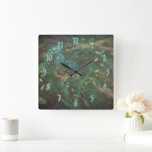 宇宙海壁時計 スクエア壁時計 (ホーム)