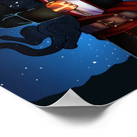 宇宙海賊宇宙猫 ポスター (角)