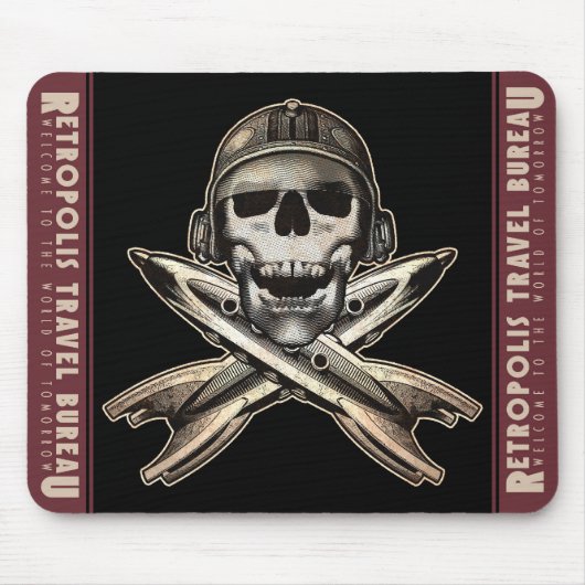 宇宙海賊(ロケット)マウスパッド マウスパッド (正面)