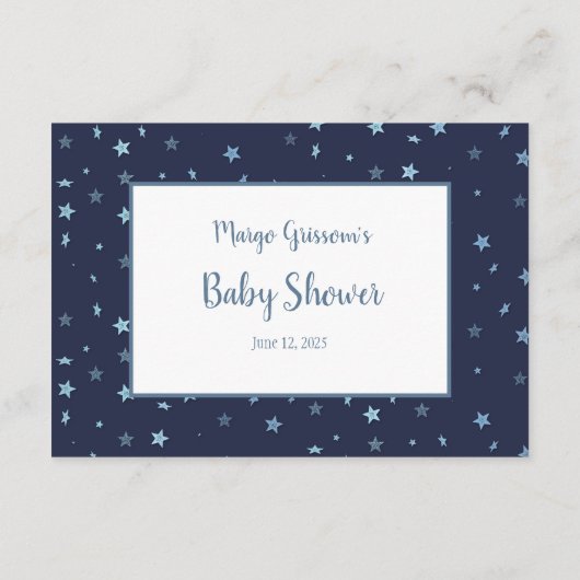 宇宙深夜推測ゲーム |白 エンクロージャーカード (裏面)