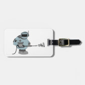 宇宙清掃員吹き付け星Sci-Fi宇宙飛行士 ラゲッジタグ (正面横)