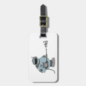 宇宙清掃員吹き付け星Sci-Fi宇宙飛行士 ラゲッジタグ (正面縦)