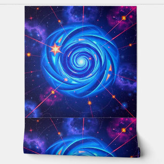 宇宙渦巻きウォールアート 壁紙