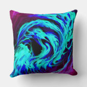 「宇宙渦」装飾枕 クッション (裏面)