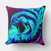 「宇宙渦」装飾枕 クッション (正面)