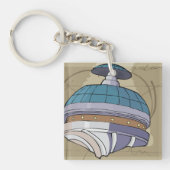 宇宙測点スケッチ キーホルダー (正面)