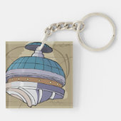 宇宙測点スケッチ キーホルダー (裏面)