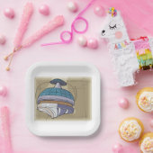 宇宙測点スケッチ ペーパープレート (パーティー)