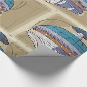 宇宙測点スケッチ ラッピングペーパー