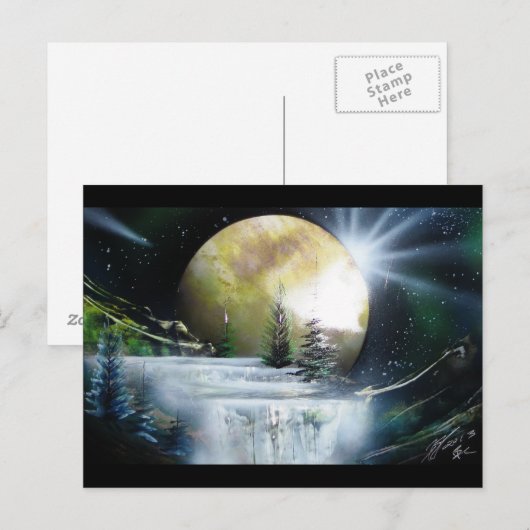 宇宙滝 ポストカード (正面/裏面)