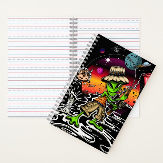 宇宙漁師 ノートブック (内側)