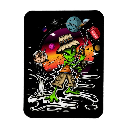宇宙漁師 マグネット (縦)
