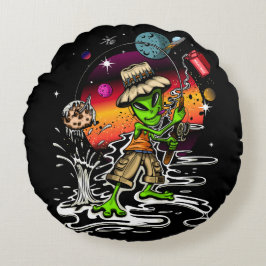 宇宙漁師 ラウンドクッション