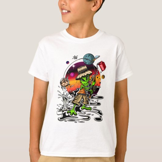 宇宙漁師 Tシャツ (正面)