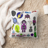 宇宙漫画 クッション (ブランケット)