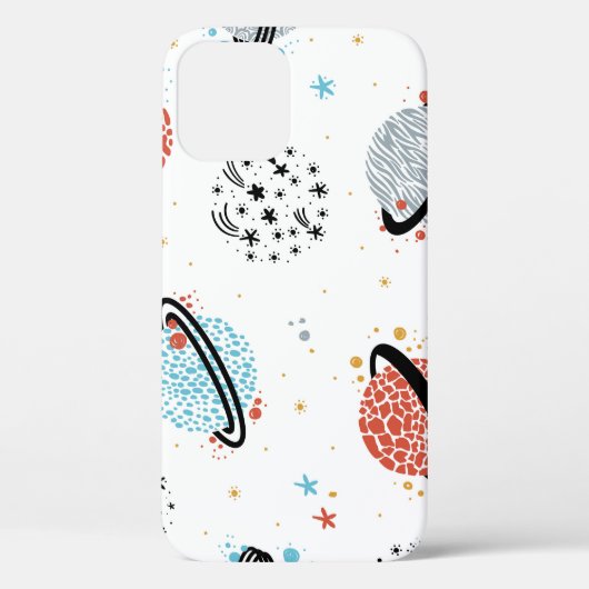 宇宙漫画:ヴィンテージ宇宙疑問に思 Case-Mate iPhoneケース (裏面)
