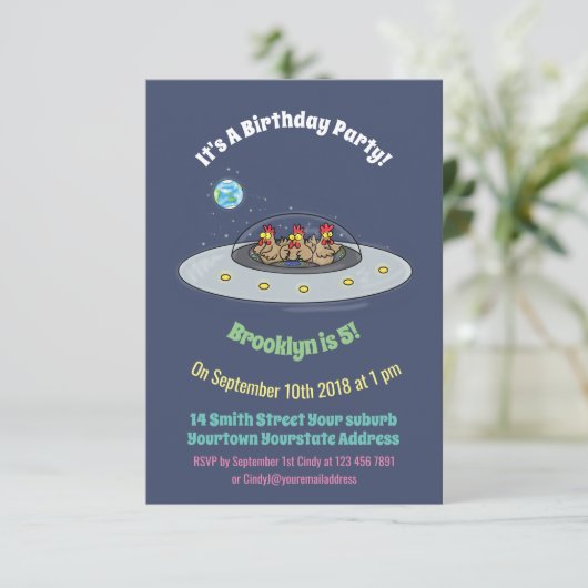 宇宙漫画 招待状 (スタンド正面)