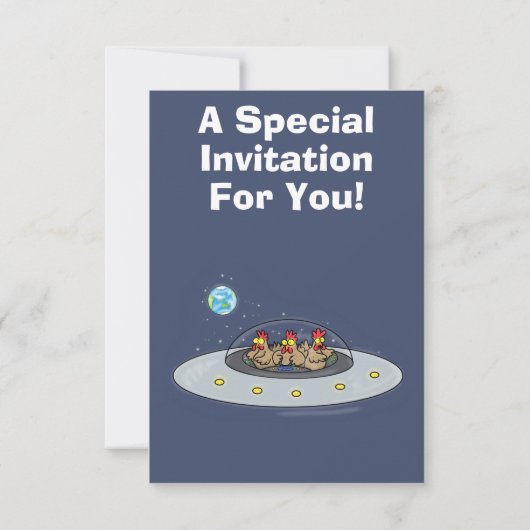 宇宙漫画 招待状 (裏面)