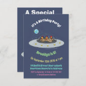 宇宙漫画 招待状 (正面/裏面)