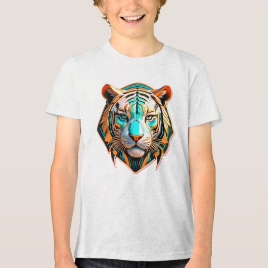 「宇宙潮に乗る」 トライブレンドＴシャツ (正面)