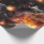 宇宙爆発ラッピング紙 ラッピングペーパー (角)
