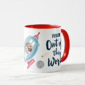 宇宙父の日のベスト マグカップ (正面右)