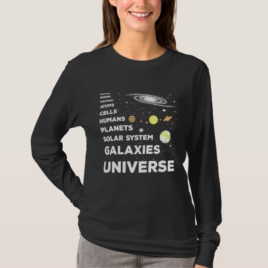 宇宙物理学量子整備士量子アストロ Tシャツ (正面)