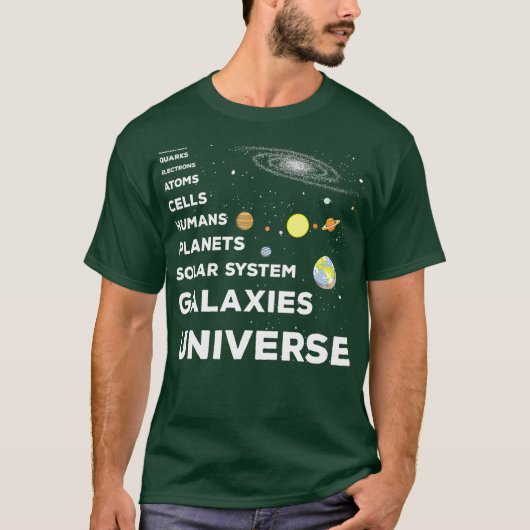 宇宙物理学量子整備士量子 Tシャツ (正面)
