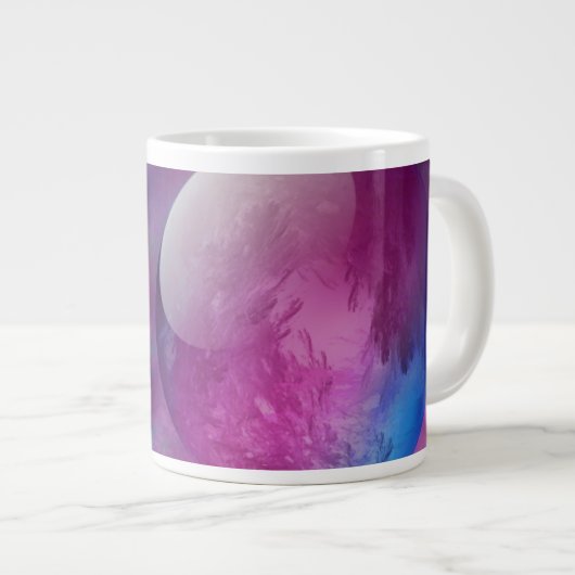 宇宙特産マグカップのどこか ジャンボコーヒーマグカップ (正面右)