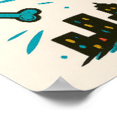 宇宙犬の車のポスター ポスター (角)