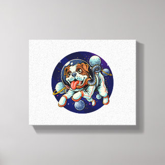 宇宙犬 キャンバスプリント