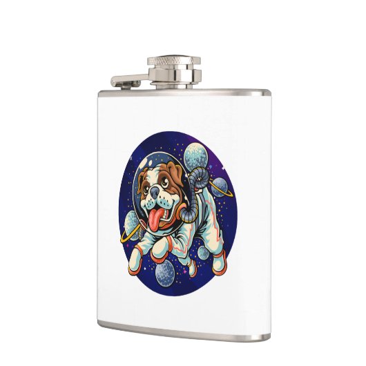 宇宙犬 フラスク (左)