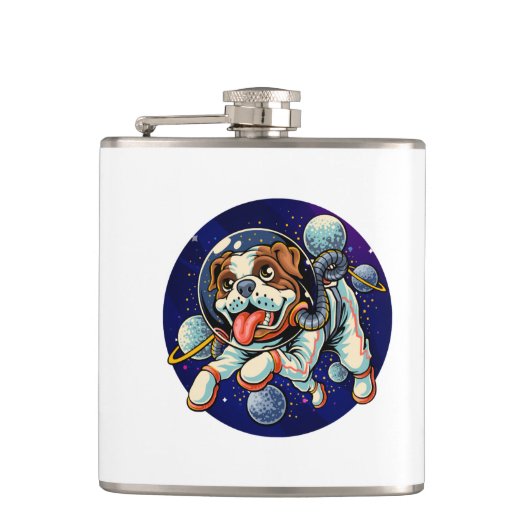 宇宙犬 フラスク (正面)