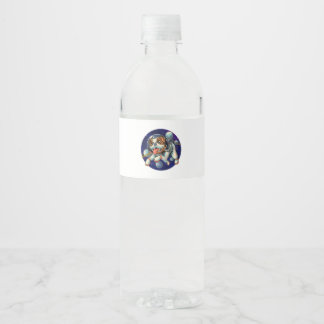 宇宙犬 ペットボトルラベル