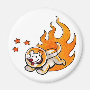 宇宙犬 マグネット