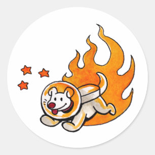 宇宙犬 ラウンドシール