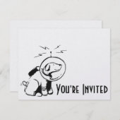 宇宙犬 招待状 (正面/裏面)