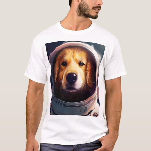 宇宙犬 Tシャツ (正面)