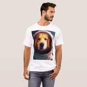 宇宙犬 Tシャツ (正面フル)