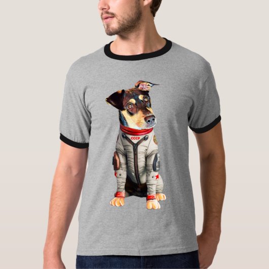宇宙犬 Tシャツ (正面)