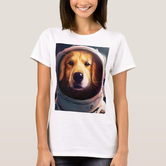 宇宙犬 Tシャツ (正面)