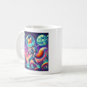 宇宙狐 コーヒーマグカップ (正面左)