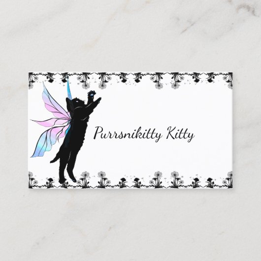 宇宙猫のタンポポ 名刺 (正面)